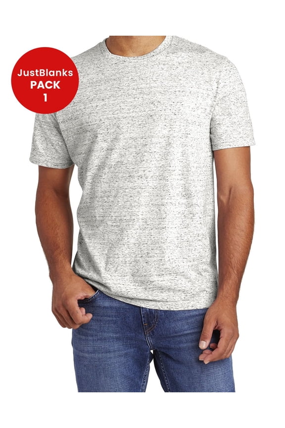 Mens Heather Cosmic T Shirt Soft Cotton Poly Blend