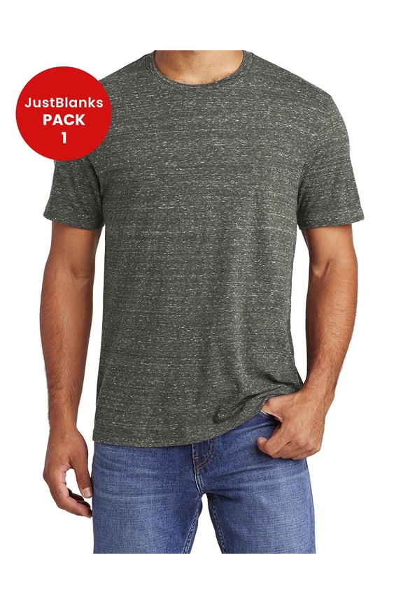 Mens Heather Cosmic T Shirt Soft Cotton Poly Blend