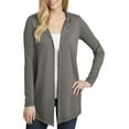 thumbnail image 1 of JustBlanks Women's Perfect Tri Hooded Cardigan, Grey Frost, 4XL, 1 of 1