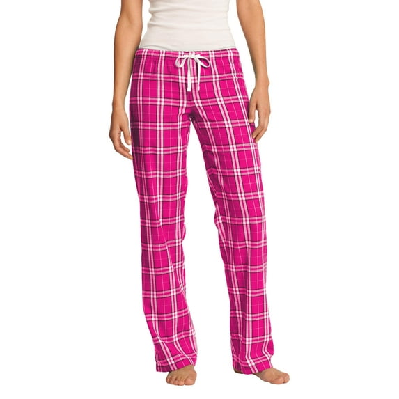 JustBlanks Womens Plaid Flannel Lounge Pants 100 Cotton Drawstring Waist Pajama Bottoms