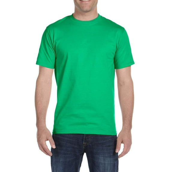 JustBlanks Dry Blend T Shirt Classic Fit Rib Collar Taped Neck