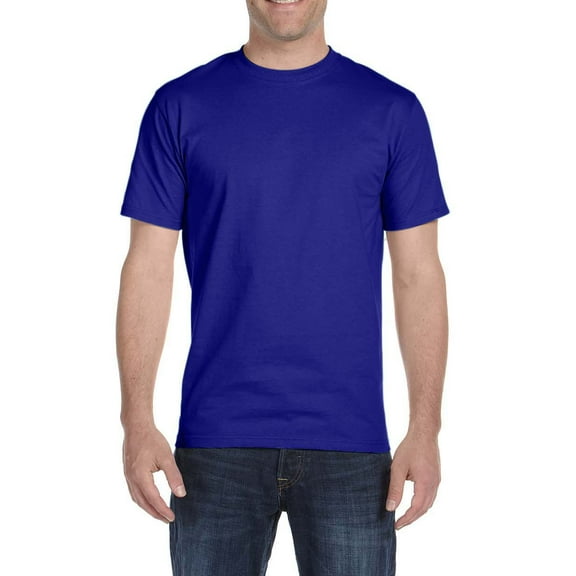 JustBlanks Dry Blend T Shirt Classic Fit Rib Collar Taped Neck