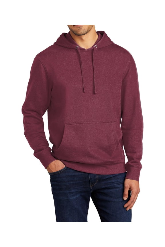 Fleece Hoodie Dyed To Match Drawcords With Aluminum Grommets, Plum, 4XL