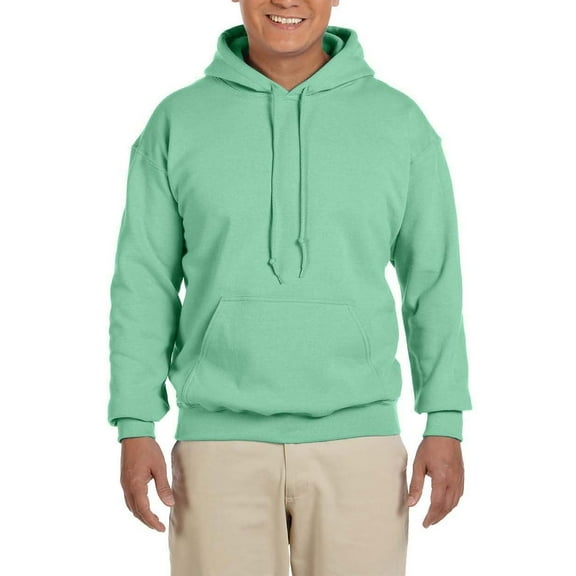 JustBlanks Heavy Blend Hooded Sweatshirt Soft Cotton Poly Blend Pullover with Kangaroo Pocket