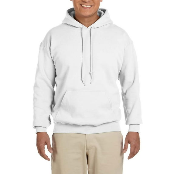 JustBlanks Heavy Blend Hooded Sweatshirt Soft Cotton Poly Blend Pullover with Kangaroo Pocket