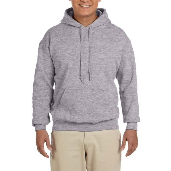 JustBlanks Heavy Blend Hooded Sweatshirt Soft Cotton Poly Blend Pullover with Kangaroo Pocket