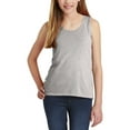 thumbnail image 1 of JustBlanks Girls V.I.T. A very important Tank 4.3-ounce, 100% combed ring spun cotton Tear-away label, Light Heather Grey, XS, 1 of 1