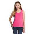 thumbnail image 1 of JustBlanks Girl's Sleeveless V.I.T. Tank Top 4.3-ounce, 100% Combed Ring Spun Cotton 50/50 Cotton/Poly Scoop Neck Tank Top for Girl - Fuchsia Frost - Large, 1 of 1