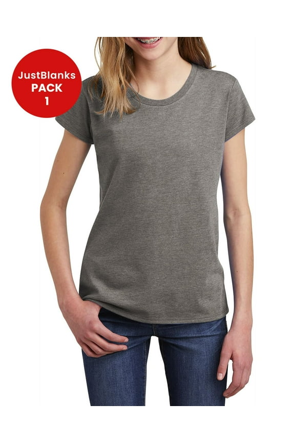 Girls Very Important Tee 4.3 ounce 100 combed ring spun cotton 30 singles