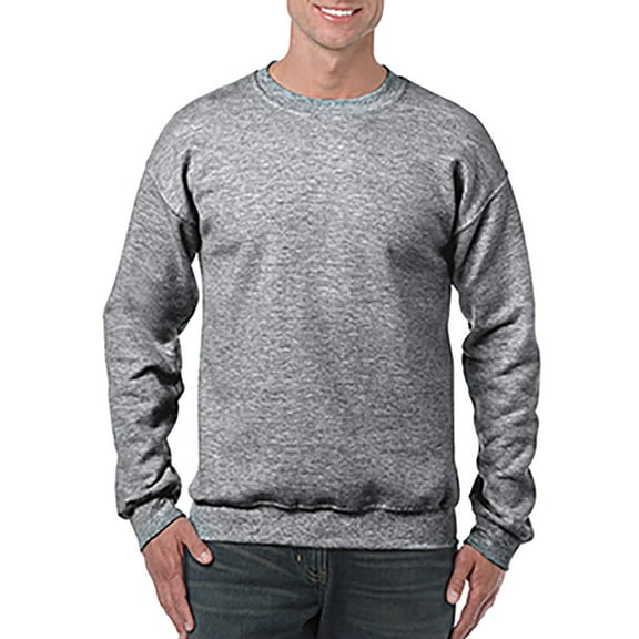 JustBlanks Heavy Blend Adult 8 oz 50 50 Fleece Crew Sweatshirt