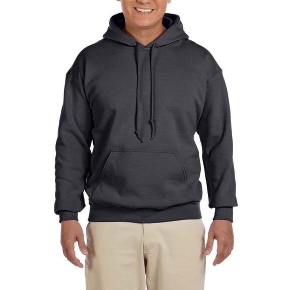 JustBlanks Heavy Blend Hooded Sweatshirt Soft Cotton Poly Blend Pullover with Kangaroo Pocket