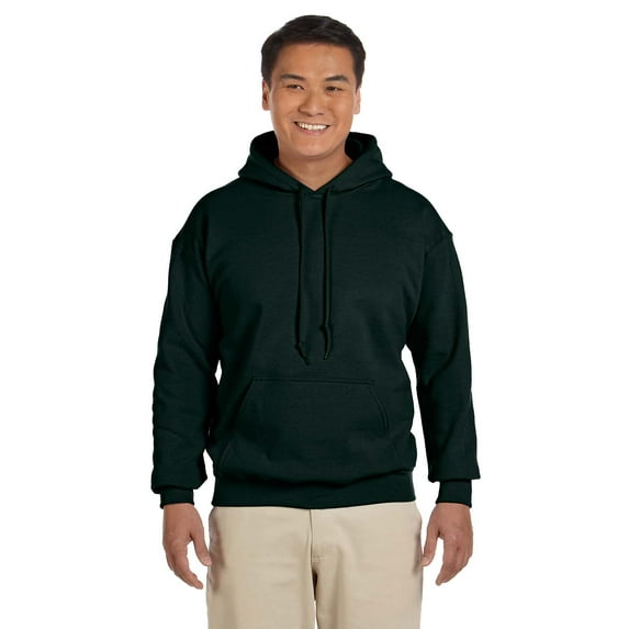 JustBlanks Heavy Blend Hooded Sweatshirt , Forest Green, 3X, 2-Pack