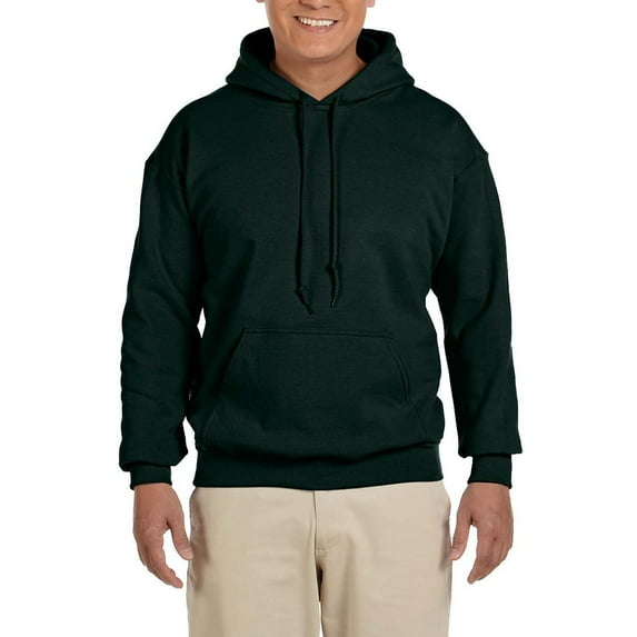 JustBlanks Heavy Blend Hooded Sweatshirt Soft Cotton Poly Blend Pullover with Kangaroo Pocket