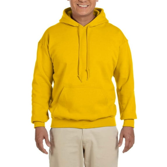 JustBlanks Heavy Blend Hooded Sweatshirt Soft Cotton Poly Blend Pullover with Kangaroo Pocket