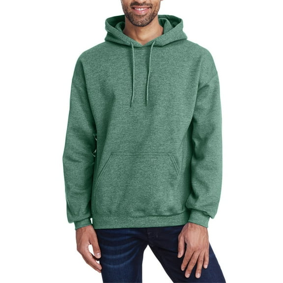 JustBlanks Heavy Blend Hooded Sweatshirt Soft Cotton Poly Blend Pullover with Kangaroo Pocket