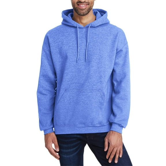 JustBlanks Heavy Blend Hooded Sweatshirt Soft Cotton Poly Blend Pullover with Kangaroo Pocket