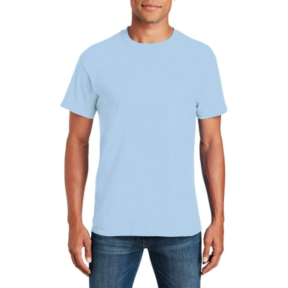 JustBlanks Adult Heavy Cotton T Shirt Classic Width with a Ribbed Collar Taped Neck