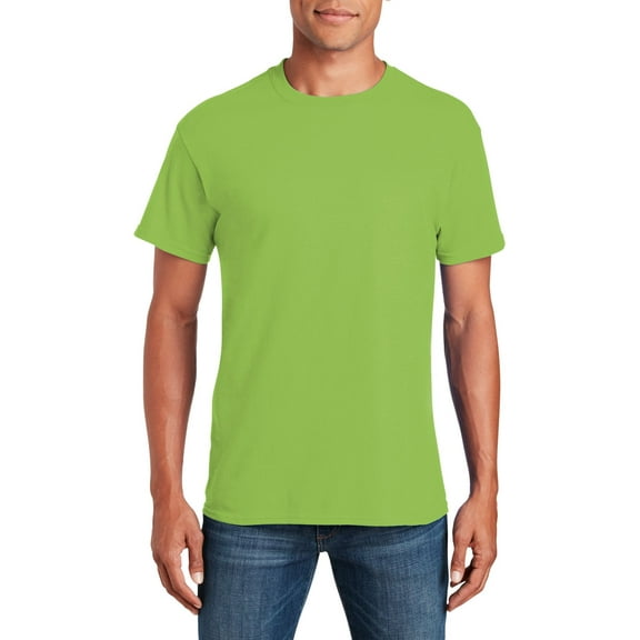 JustBlanks Adult Heavy Cotton T Shirt Classic Width with a Ribbed Collar Taped Neck