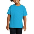 thumbnail image 1 of JustBlanks Youth Heavyweight Cotton Crew Neck Short Sleeve T-Shirt, 1 of 1