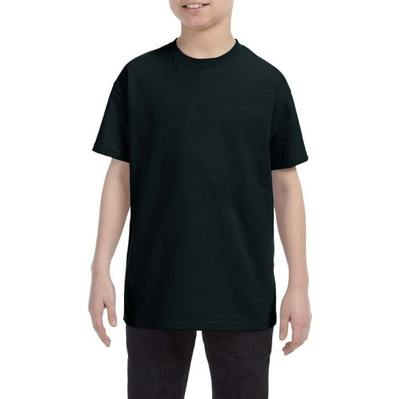 JustBlanks Youth Heavyweight Cotton Crew Neck Short Sleeve T-Shirt