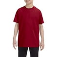 thumbnail image 1 of JustBlanks Youth Heavyweight Cotton Crew Neck Short Sleeve T-Shirt, 1 of 1