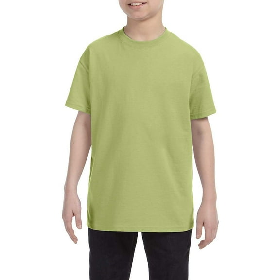 JustBlanks Youth Heavyweight Cotton Crew Neck Short Sleeve T-Shirt