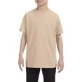 thumbnail image 1 of JustBlanks Youth Heavyweight Cotton Crew Neck Short Sleeve T-Shirt, 1 of 1