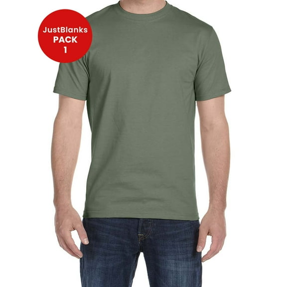 JustBlanks Heavyweight Cotton Soft Durable Pre Shrunk Classic Fit T-Shirt