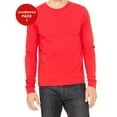 thumbnail image 1 of JustBlanks Jersey Long Sleeve Tee 2 Ribbed Cuffs Cover Stitched Collar Side Seams, 1 of 1