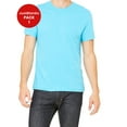 thumbnail image 1 of JustBlanks Jersey Short Sleeve Tee Shoulder to Shoulder Taping Side Seams, 1 of 1