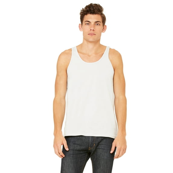 JustBlanks Jersey Tank Top Soft Cotton Blend Lightweight Sleeveless