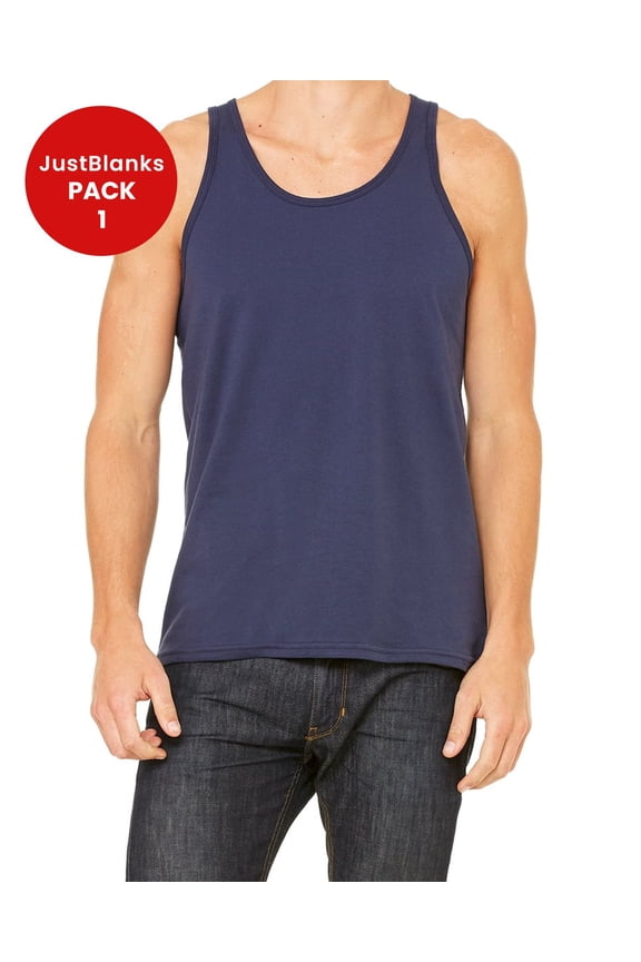 Jersey Tank Top Soft Cotton Blend Lightweight Sleeveless
