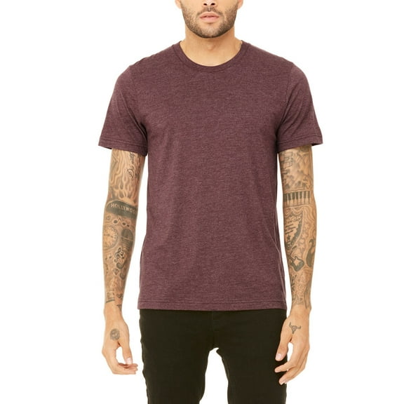 JustBlanks Jersey Tee Coverstitched Collar Sleeves Shoulder to Shoulder Taping