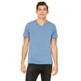 thumbnail image 1 of JustBlanks Jersey V Neck Tee Shoulder to Shoulder Taping Pre Shrunk, 1 of 1