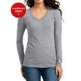 thumbnail image 1 of JustBlanks Juniors The Concert Tee Long Sleeve V Neck 100 Soft Spun Cotton 4.3 oz. Weight, 1 of 1
