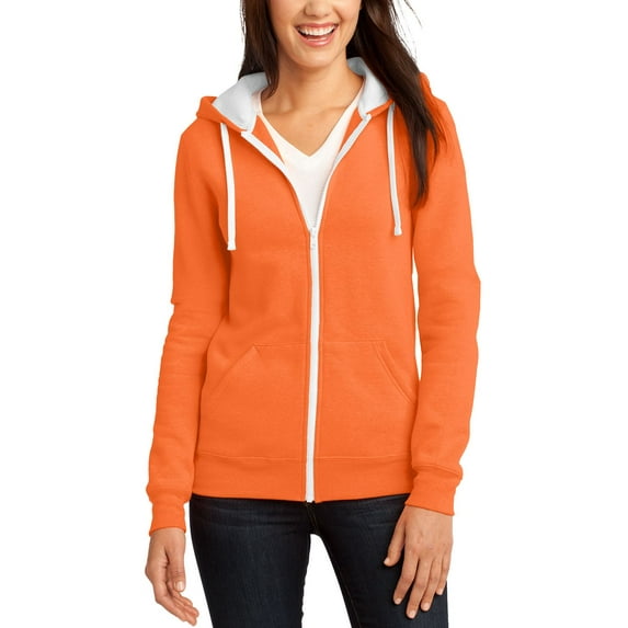 JustBlanks Full Zip Hooded Fleece Jacket for Juniors Stylish Lightweight