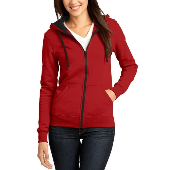 JustBlanks Full Zip Hooded Fleece Jacket for Juniors Stylish Lightweight
