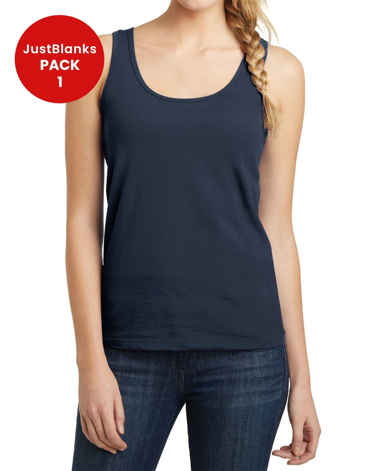 JustBlanks Junior Sleeveless Cotton Soft Comfortable Fit Tank Top ...