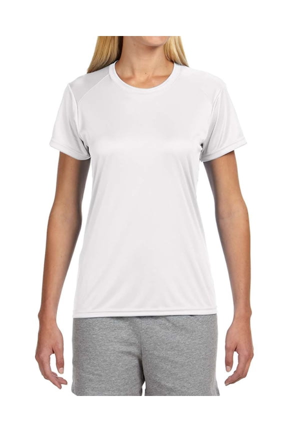 Women Short Sleeve Gyming T Shirt Lightweight Cooling Performance Crew Neck