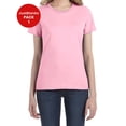 thumbnail image 1 of JustBlanks Ladies 100 Combed Ring Spun Cotton T Shirt Seamed Collar Shoulder to Shoulder Tape, 1 of 1