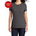 thumbnail image 1 of JustBlanks Ladies Perfect Tri Shoulder to shoulder taping Crew T Shirt, 1 of 1