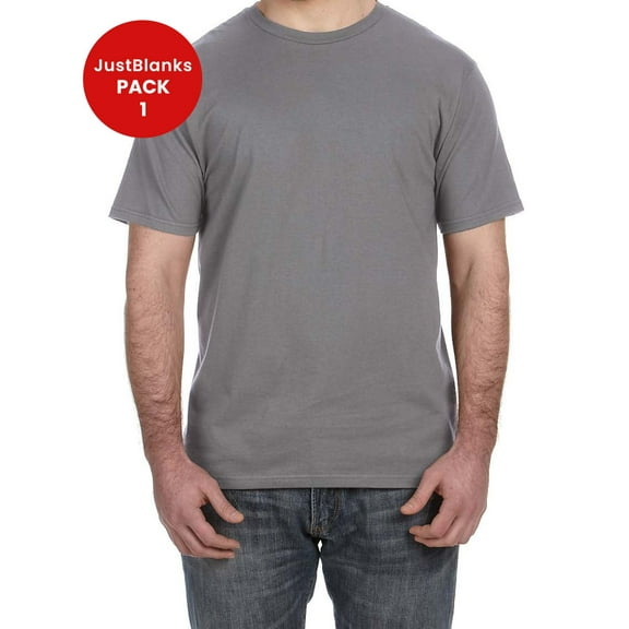 JustBlanks Lightweight Fashion Short Sleeve T Shirt Shoulder to Shoulder Taping