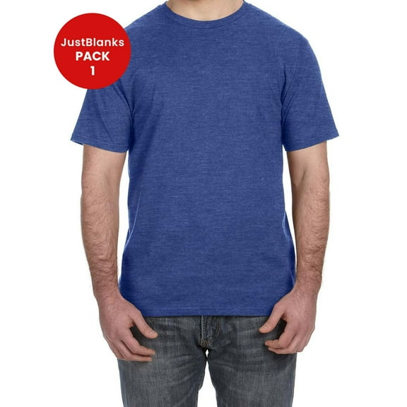 JustBlanks Lightweight Fashion Short Sleeve T Shirt Shoulder to Shoulder Taping