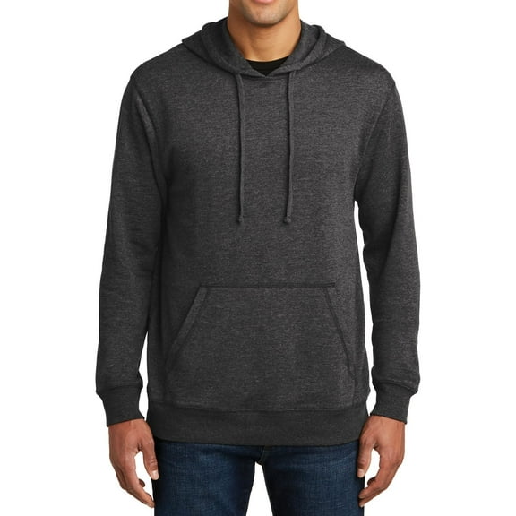 JustBlanks Lightweight Cotton Blend Fleece Pullover Long Sleeve Hoodie