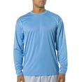thumbnail image 1 of JustBlanks Long Sleeve Cooling Performance Crew Shirt, LIGHT BLUE, XL, 1 of 1