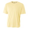 thumbnail image 1 of JustBlanks MENS COOLING PERFORMANCE T SHIRT, LT YELLOW, XS, 1 of 1