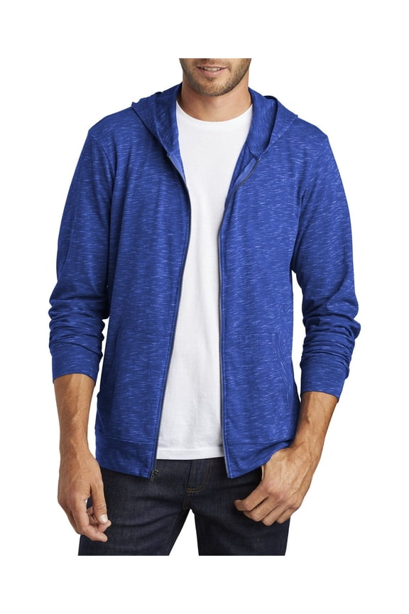 Medal Full-Zip Lightweight Hoodie Made For Ease And Versatility, Deep Royal, 4XL