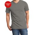 thumbnail image 1 of JustBlanks Men Women Slim Fit V Neck Breathable Cotton Durable Shoulder Taping T-Shirt, 1 of 1