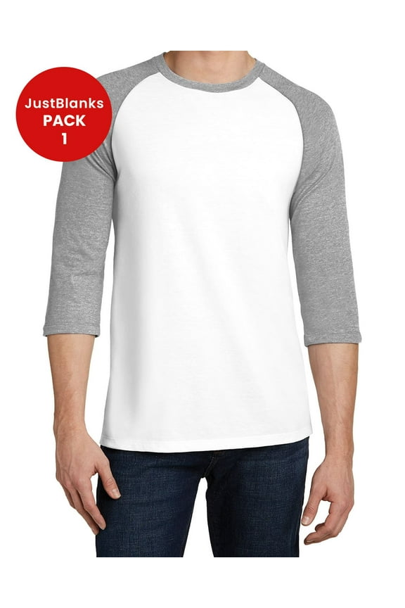Very Important Tee 3/4 Sleeve Raglan Slightly slimmer body Back neck tape Straight hem