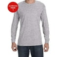 thumbnail image 1 of JustBlanks Heavy Cotton Long Sleeve T Shirt Taped Neck Rib Cuffs Classic Fit, 1 of 1
